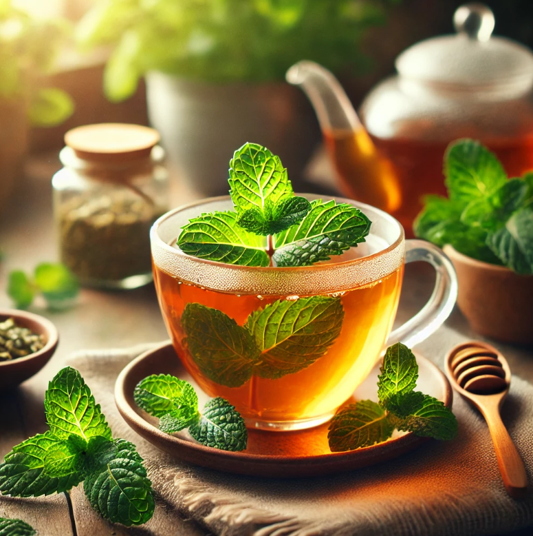 위장 진정에 도움이 되는 허브 차 마시기