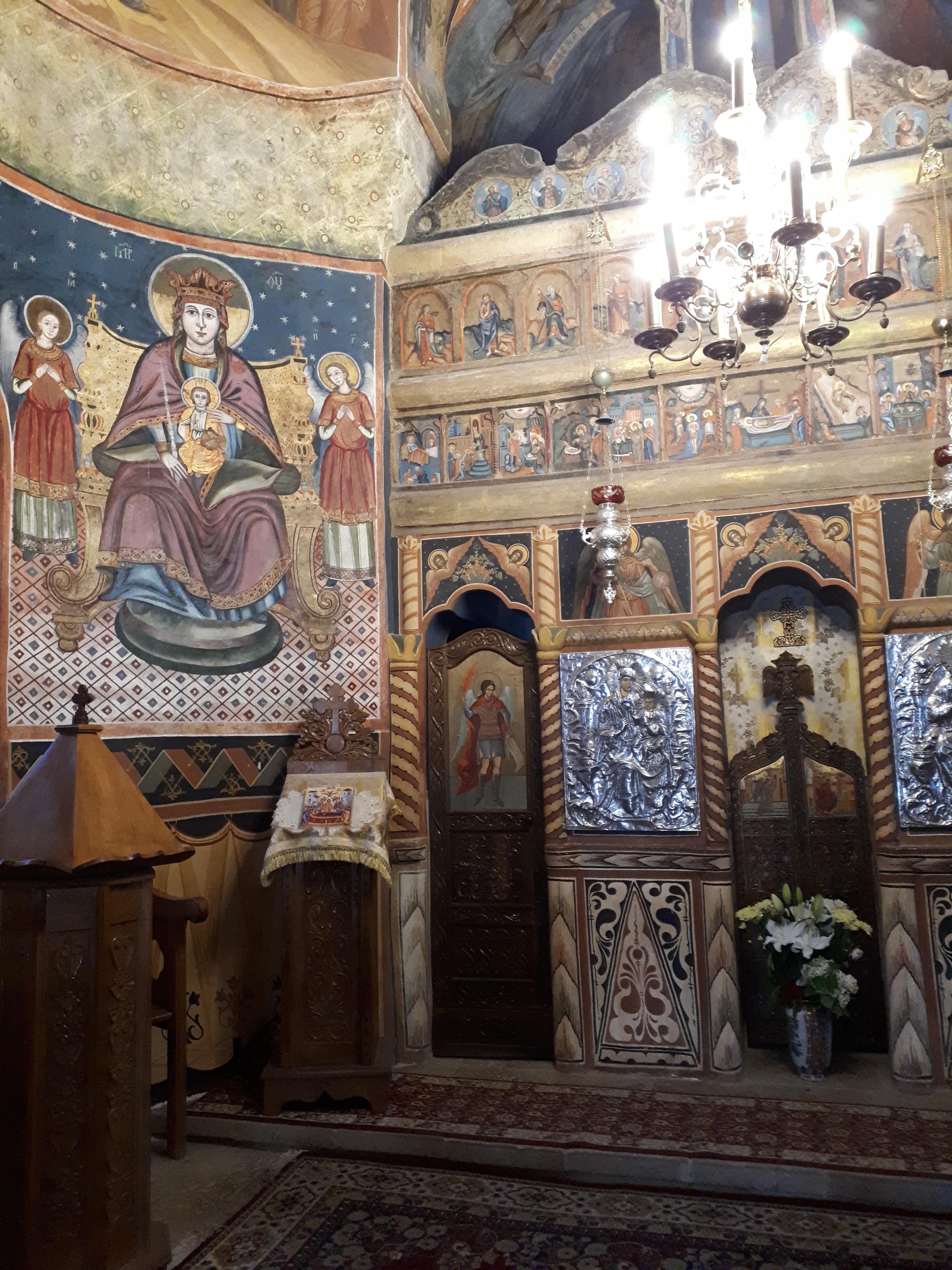 루마니아 시나이아 수도원 구교회 내부