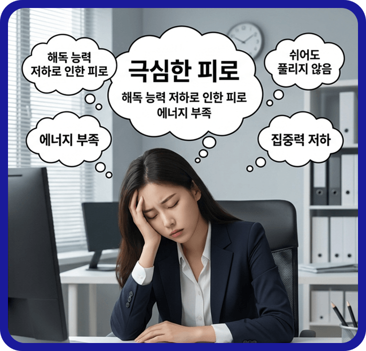 간이 나쁘면 나타나는 증상