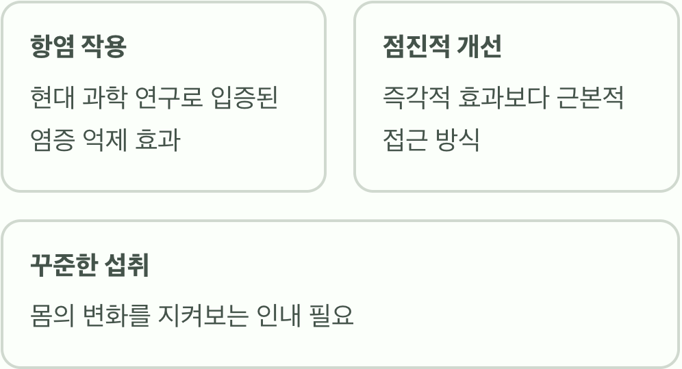 통증을 잠재우는 &amp;#39;천연 소염제&amp;#39;