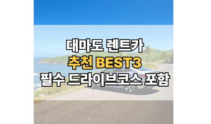 대마도-렌트카-추천-드라이브코스
