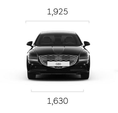 G80 가솔린 2.5 터보 / 가솔린 3.5 터보 제원비교