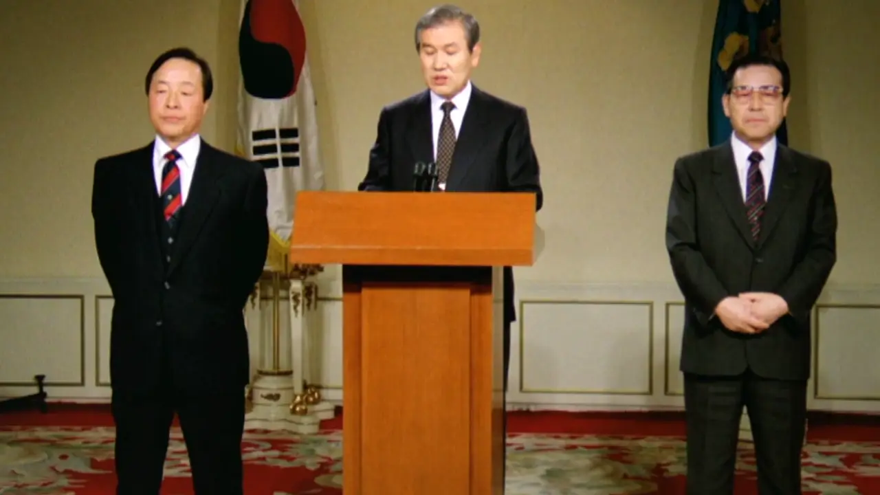 김영삼, 노태우, 김종필의 보수 삼당합당 발표 - 비자금 사건과 내란 반란 범죄