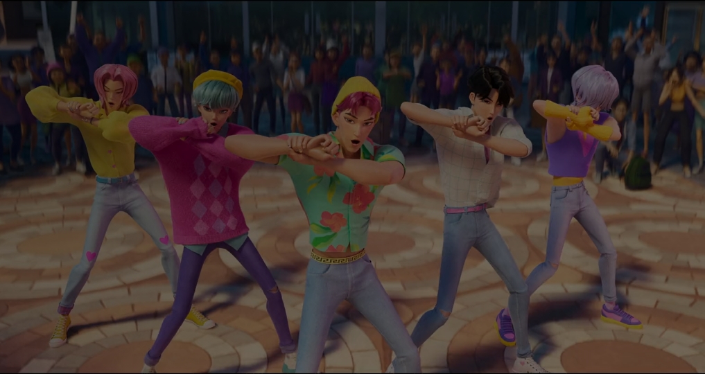 5인 악귀 춤추는 사진