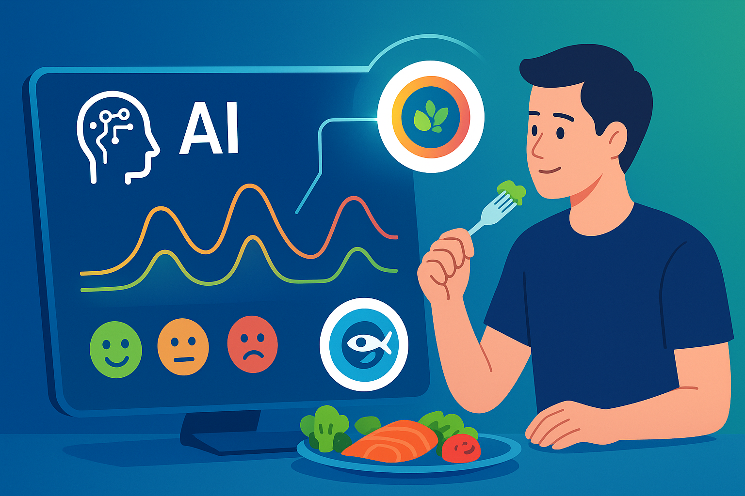 🧠 AI 영양 알고리즘 — 내 감정 상태에 따라 자동으로 식단을 추천하는 기술