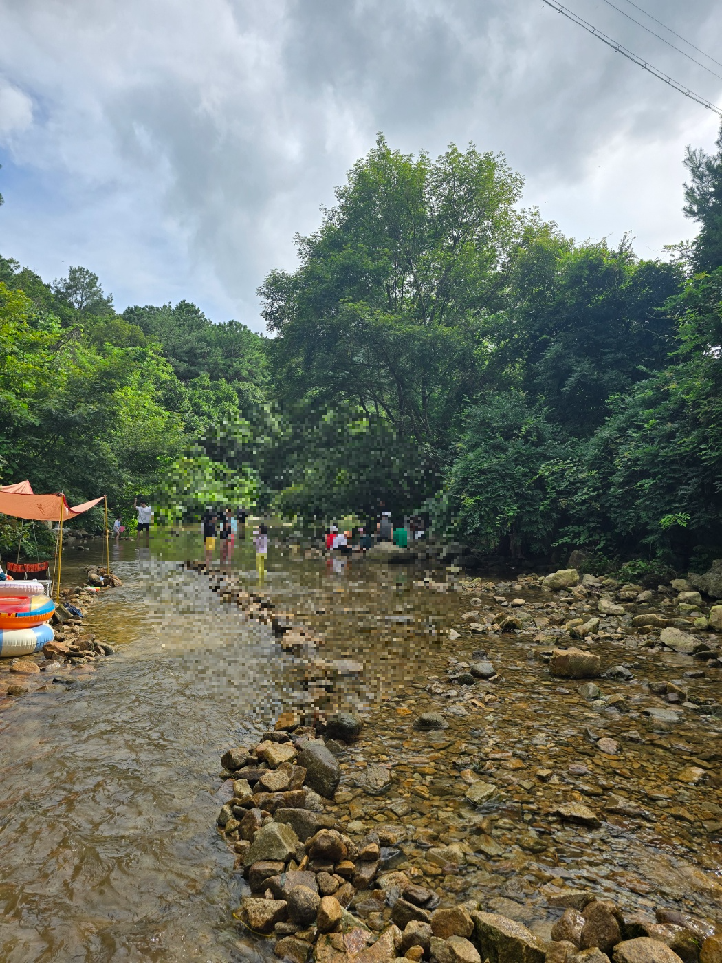 물이 낮은곳엔 아기들이 놀기 좋아요