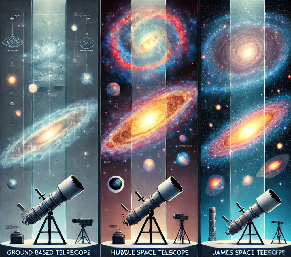 지구에서 본 우주의 색은 왜 다르게 보일까?