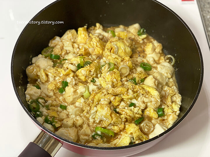 순두부간장조림