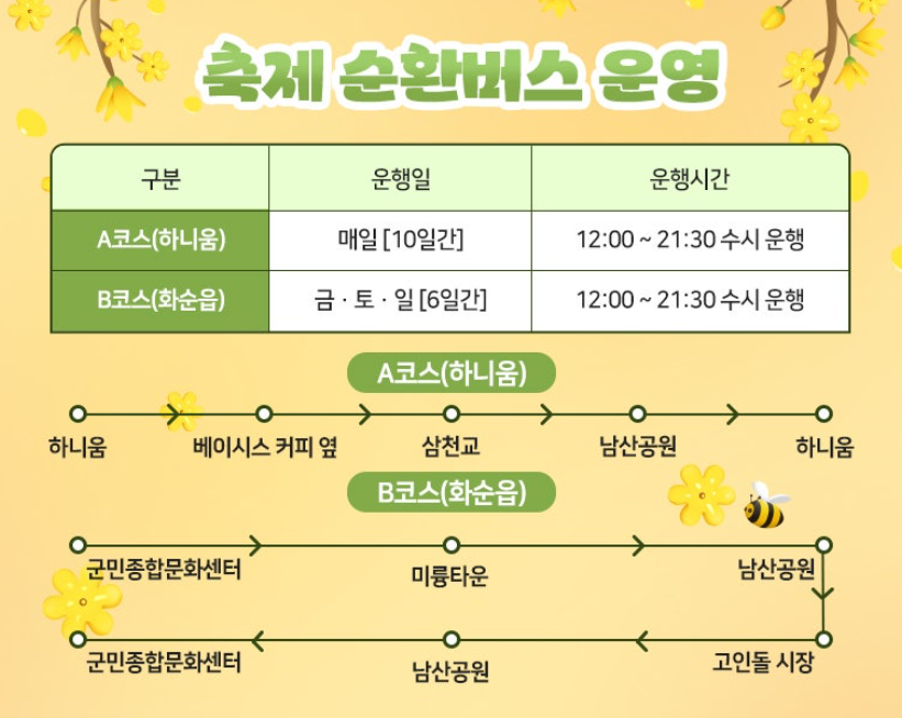 화순 봄꽃축제