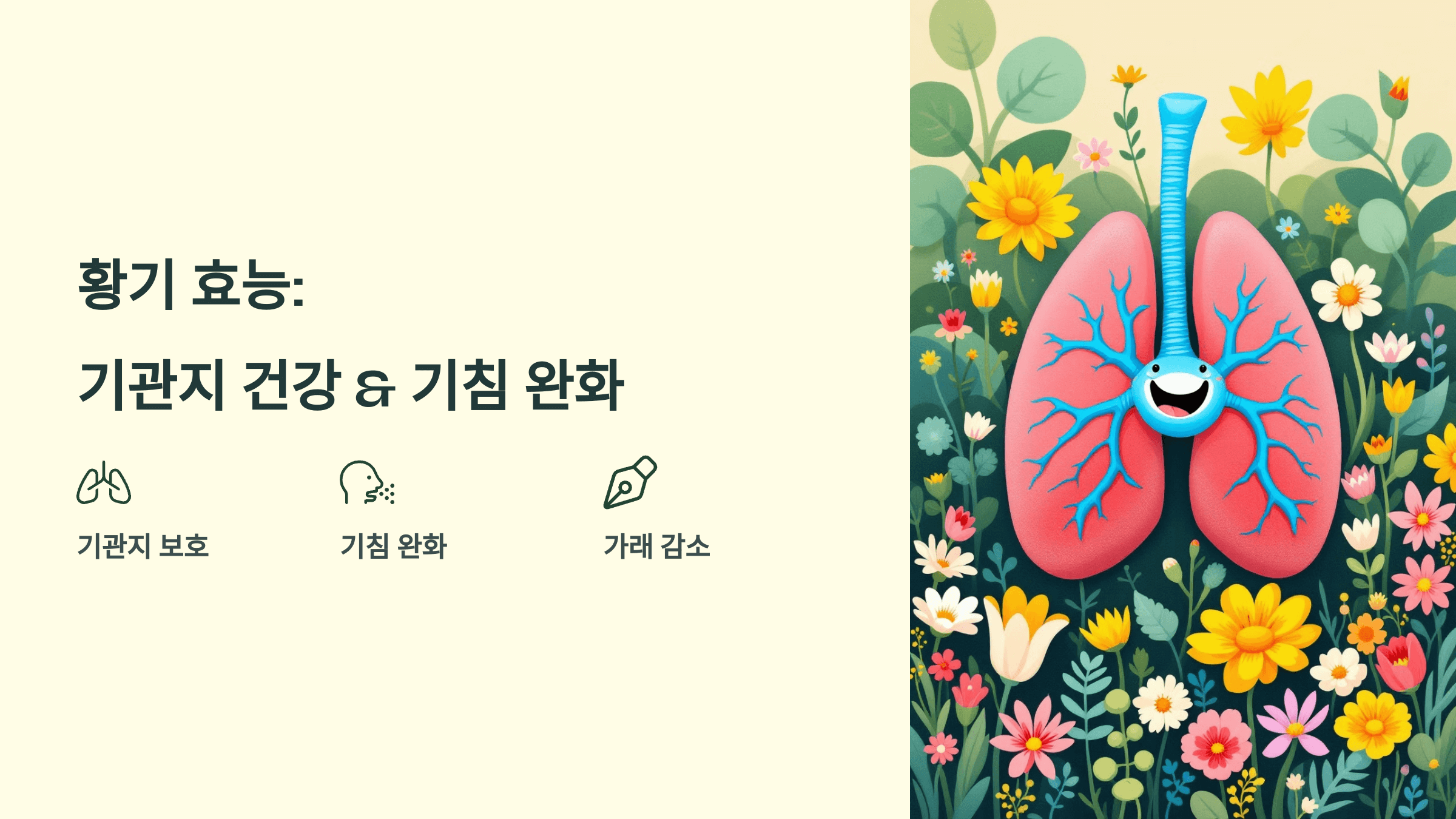 황기 사진입니다.