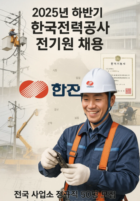 2025년 하반기 한국전력공사 전기원 채용