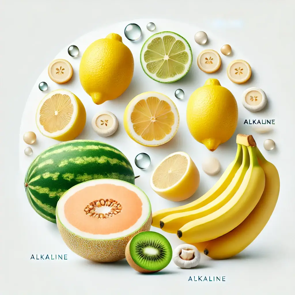 우리몸의 산성화 증상 알칼리성 음식들