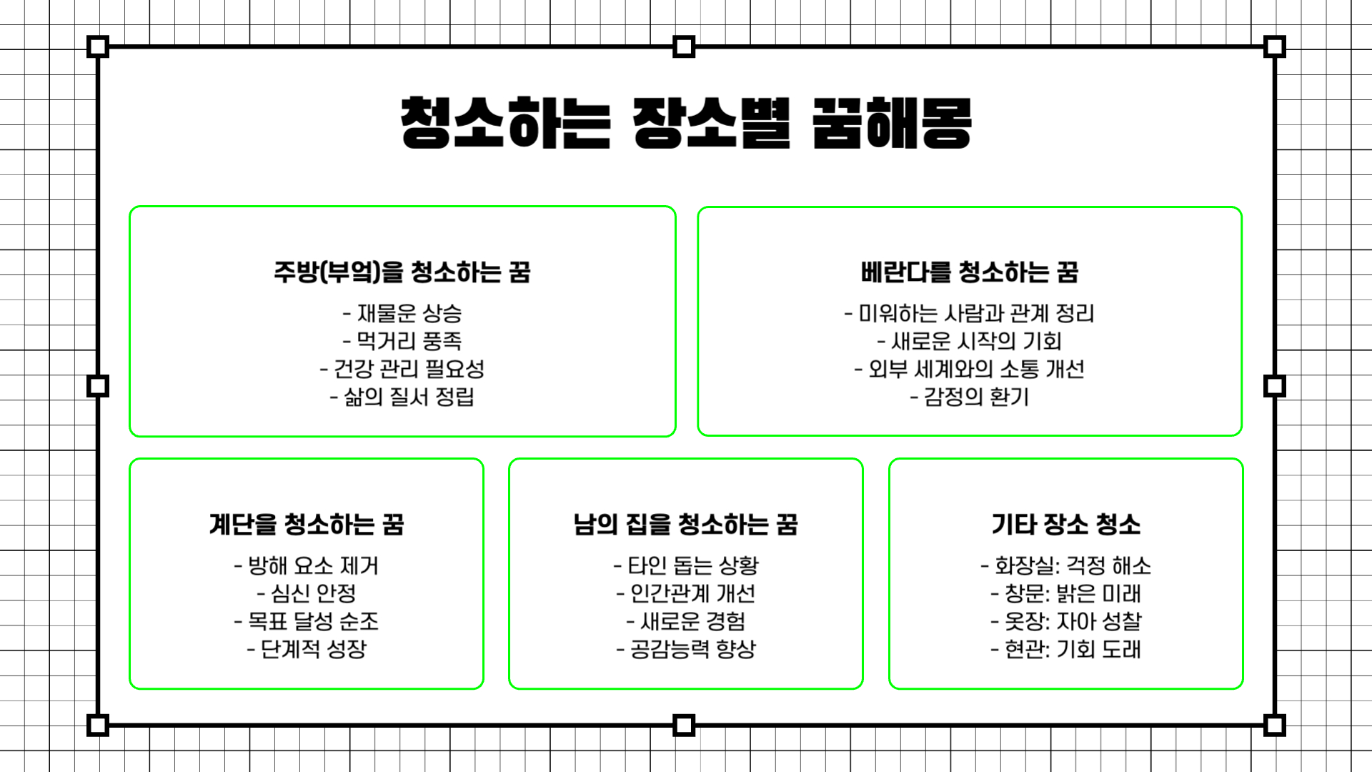 청소하는 꿈해몽