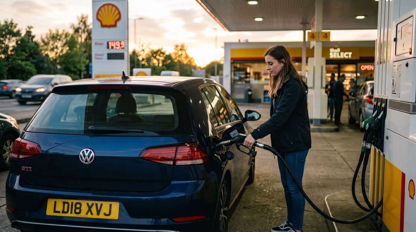 주유소 반 탱크 주유 연비 기름 꽉 채우기 습관