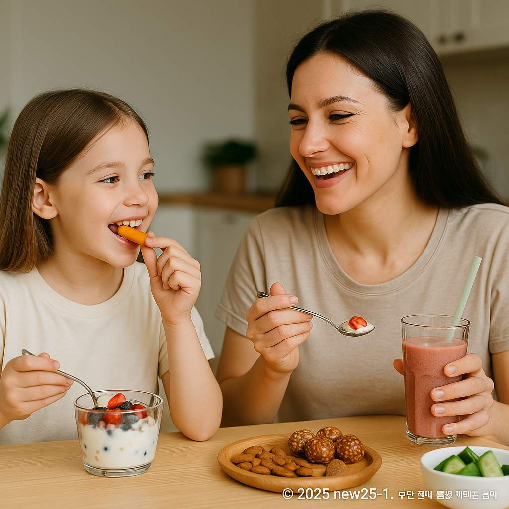 온 가족이 함께 즐기는 건강 간식 TOP 7❘ 집에서 만드는 영양 가득 레시피와 실천 팁