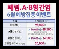 폐렴 예방접종 가격 시기