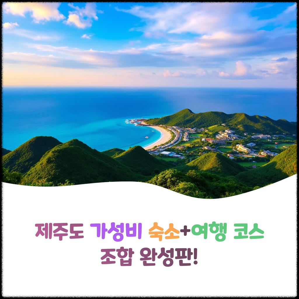 제주도-가성비-숙소+여행-코스-조합-완성판!