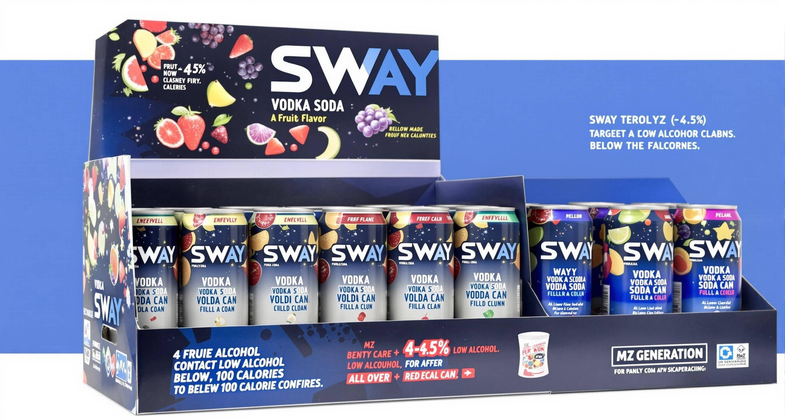 신생 보드카 소다 '스웨이' 편의점 판매 시작