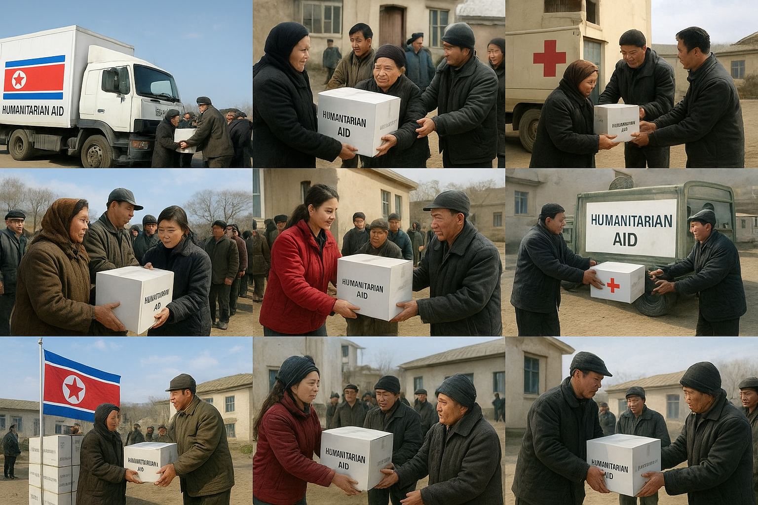 북한에 대한 인도적 지원 관련 자료