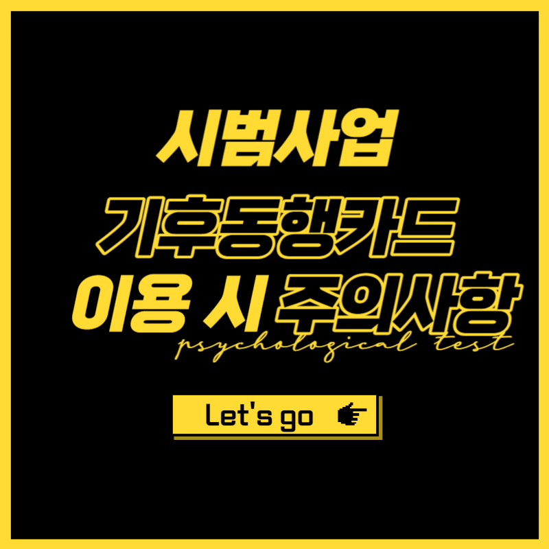 기후동행카드 이용범위