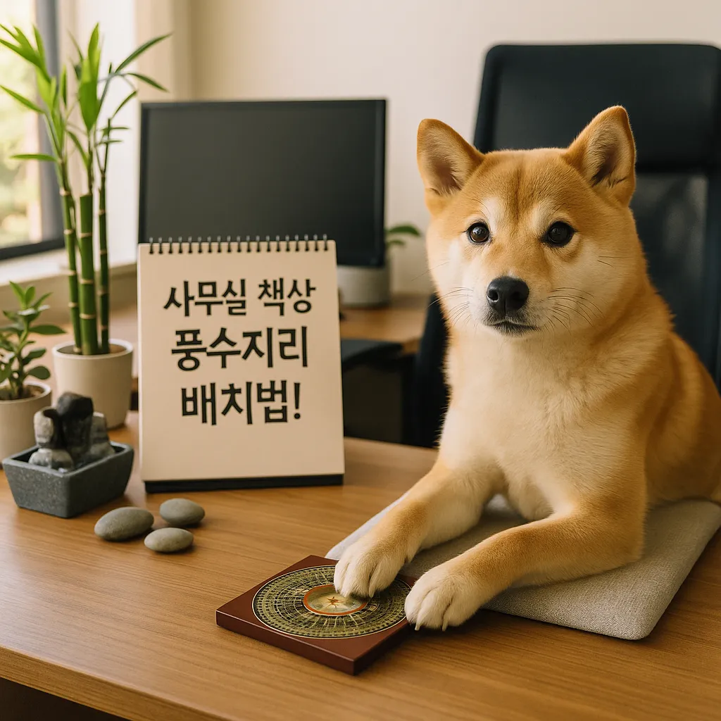 사무실 책상 풍수지리 배치법! 대표 자리부터 소품까지