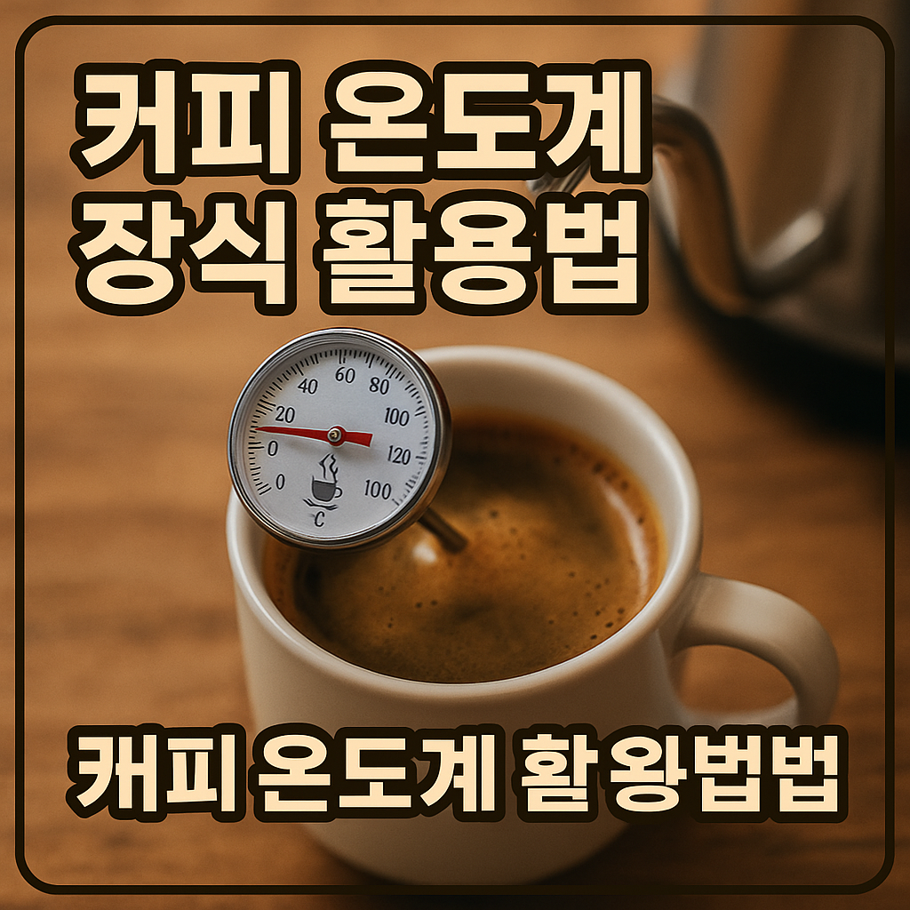 커피 온도계 장식 활용법