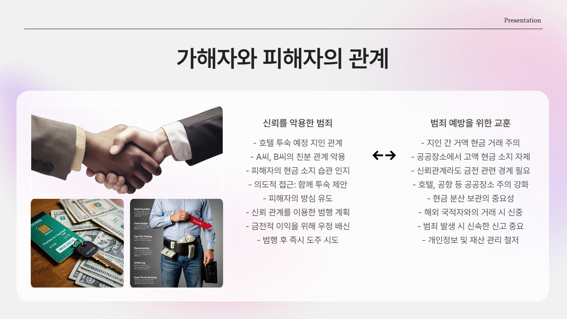 지인 사이였던 가해자와 피해자