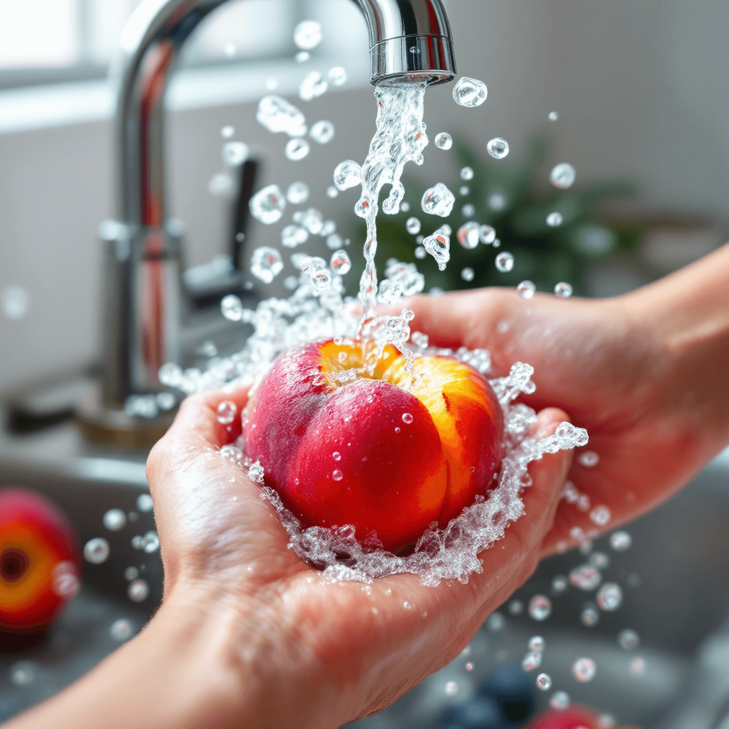 신비 복숭아 사진입니다.