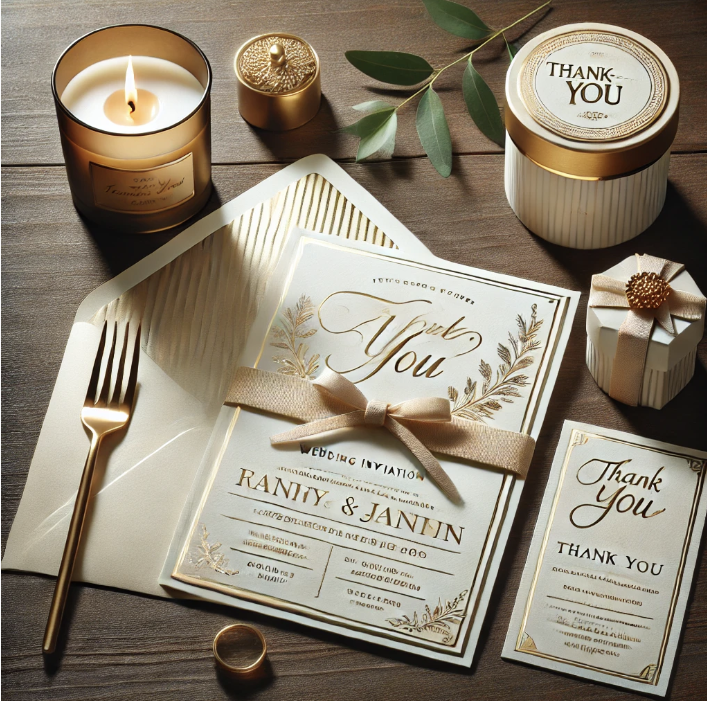 결혼식 초대장&답례품 관련 일러스트