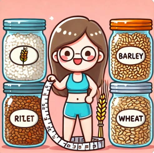 곡물과 다이어트 관련 이미지