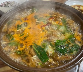 얼큰도토리수제비