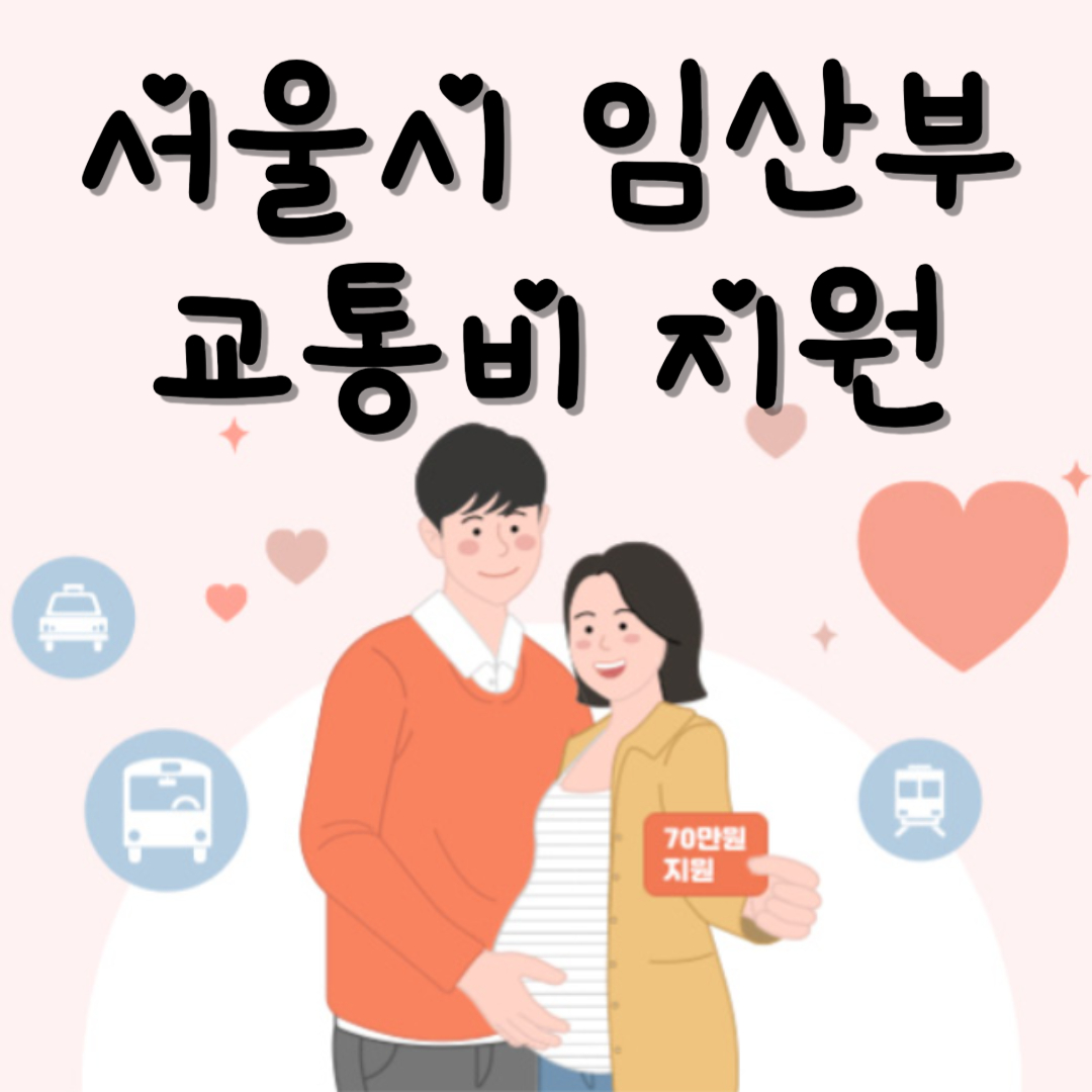 서울시 임산부 교통비 지원 신청방법(2024)