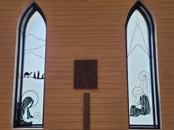 위례성모승천성당 유리화