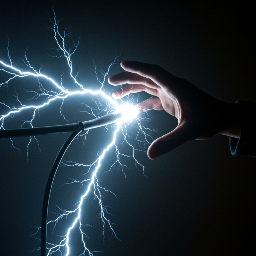 감전사고 조심해야하는 이미지