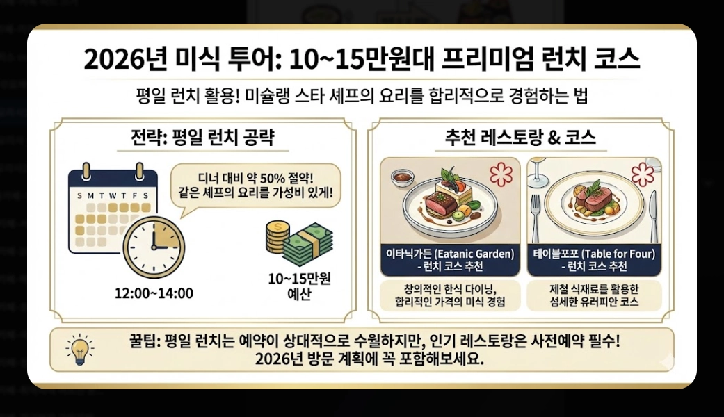 흑백요리사2 레스토랑 2026년 예약 완벽 가이드