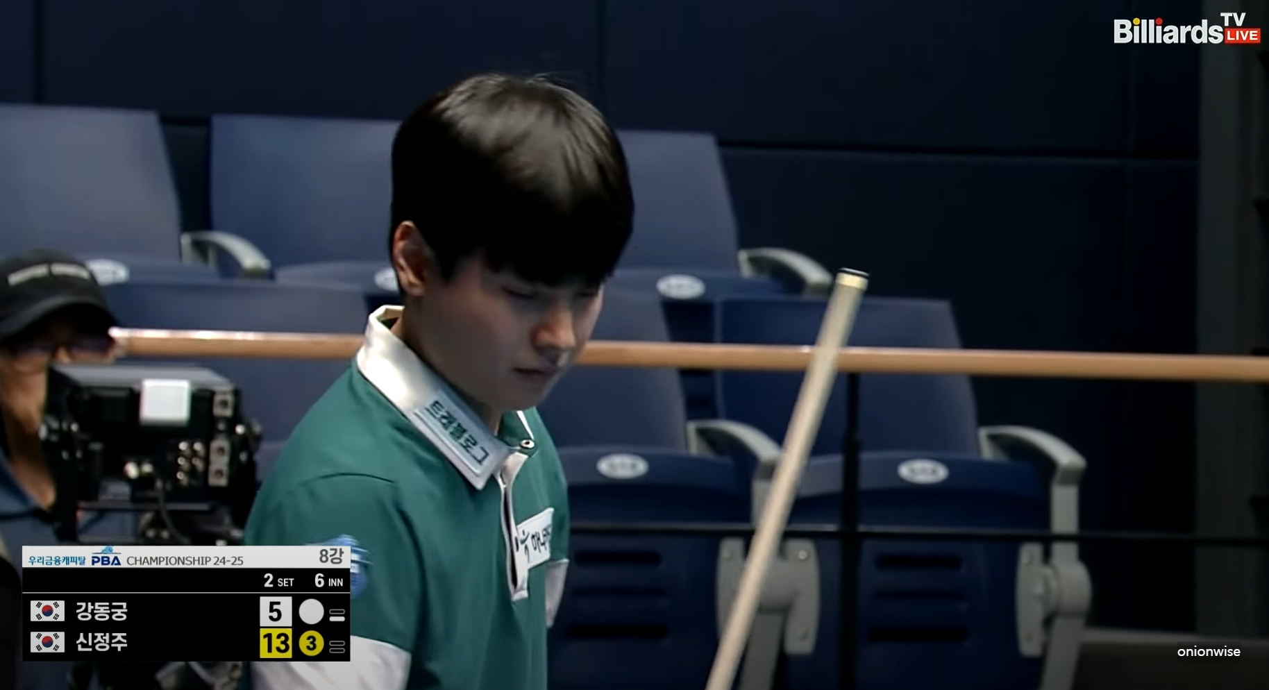 강동궁 신정주 경기결과 - 우리금융캐피탈 PBA 챔피언십 8강