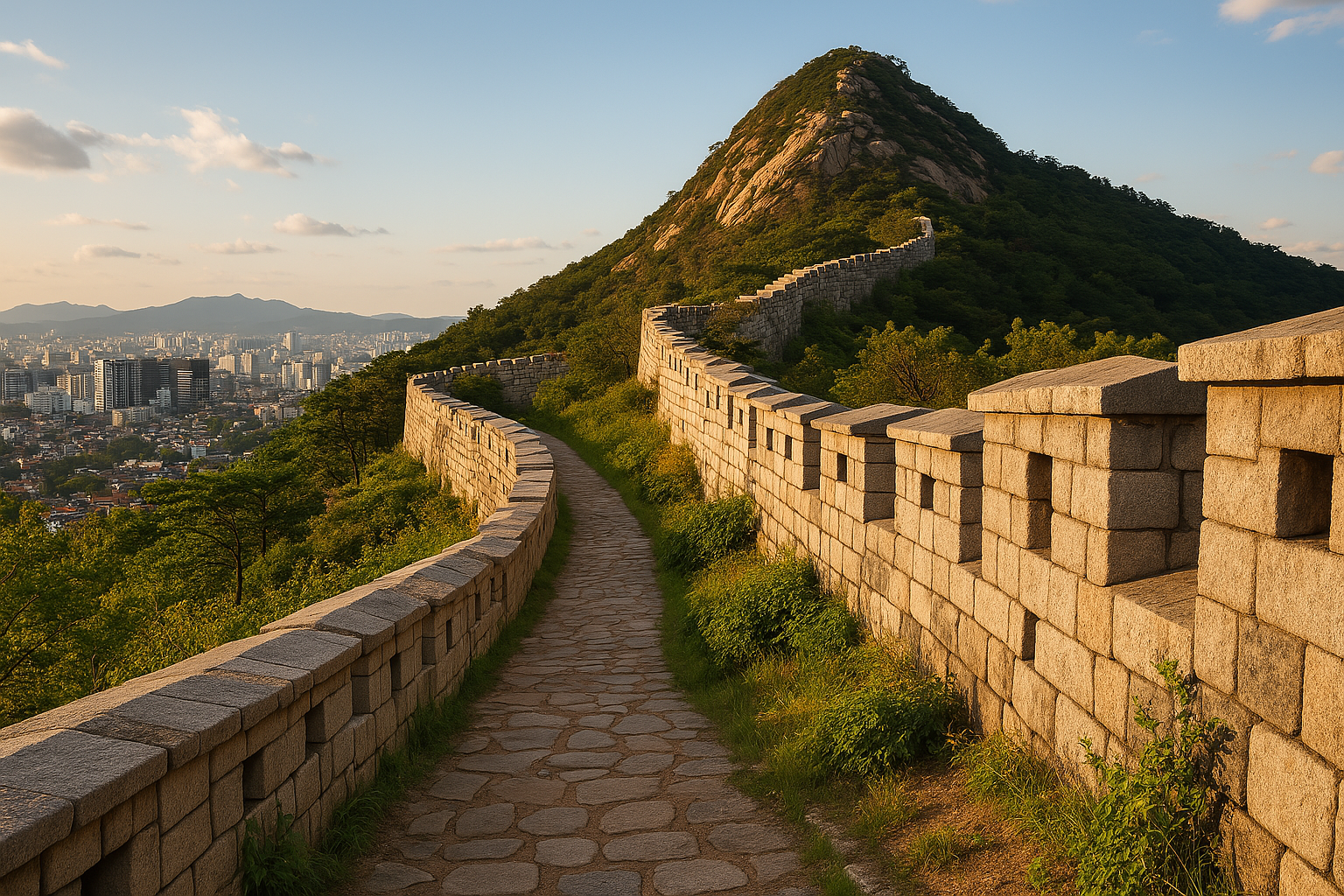 인왕산 성곽 봄 초보등산 코스