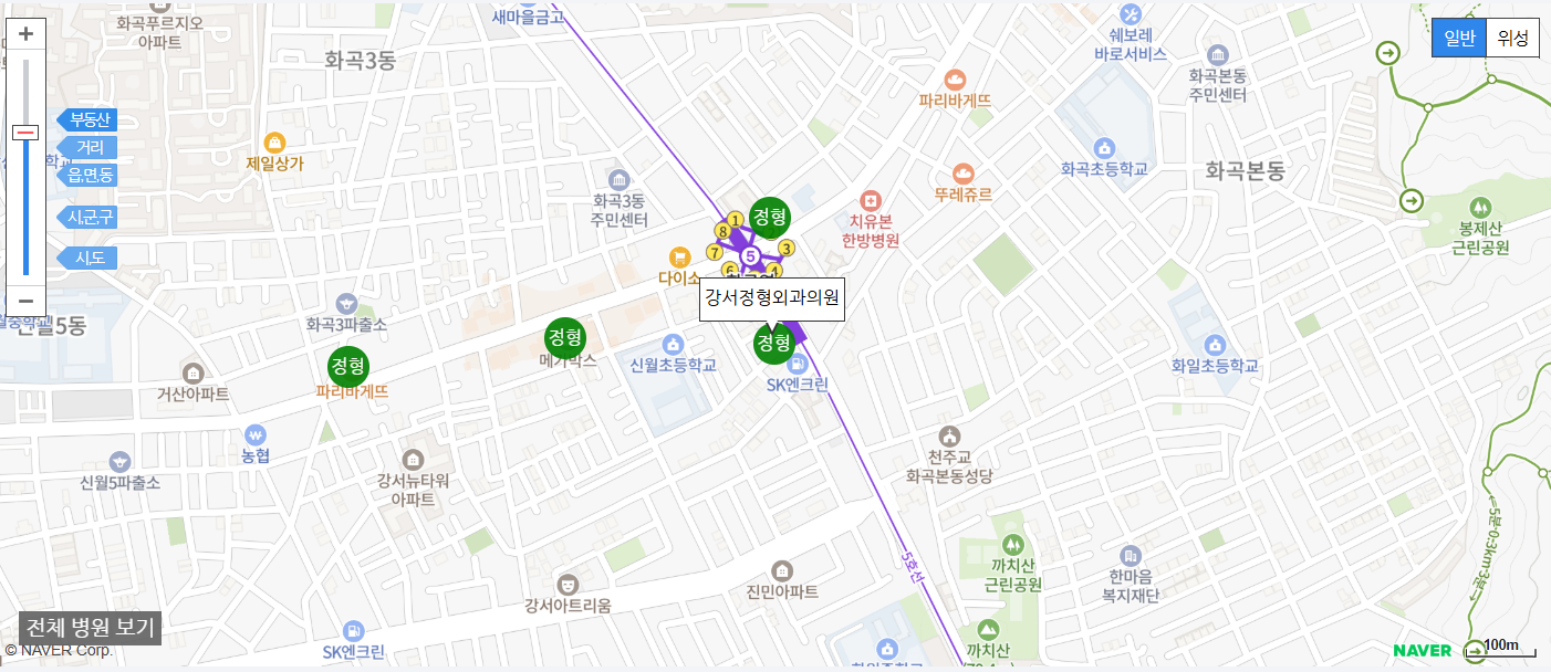 서울 강서구에서 일요일 진료를 볼 수 있는 정형외과 병원 강서정형외과의원