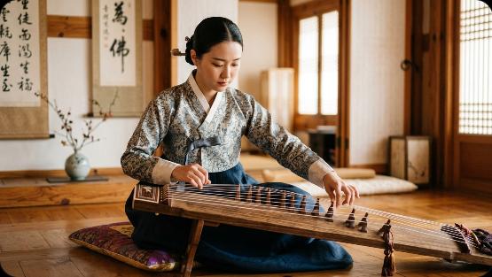 가야금의 연주법