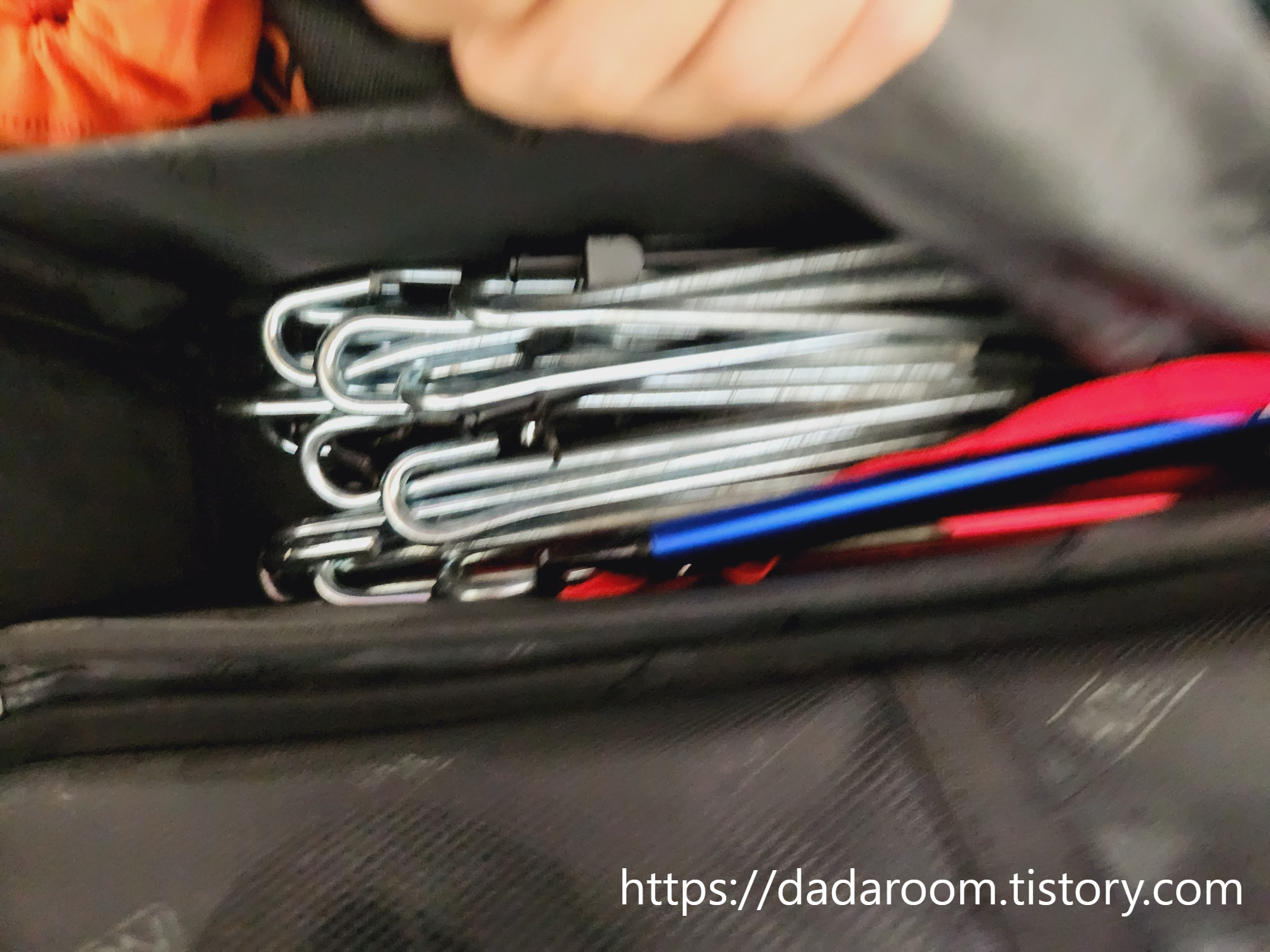 캠핑용품 정리함 수납가방 노마드 더 단조팩가방