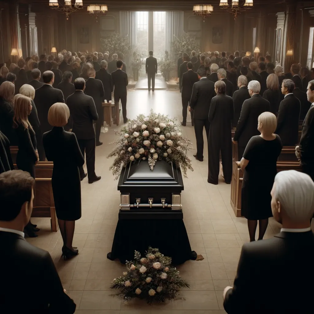 장례식과 관계있는 꿈에 관한 해몽. 과거와 결별, 새로운 시작, 가족과 관련된 장례식 등