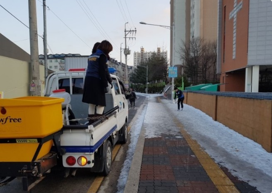 제설제 사용