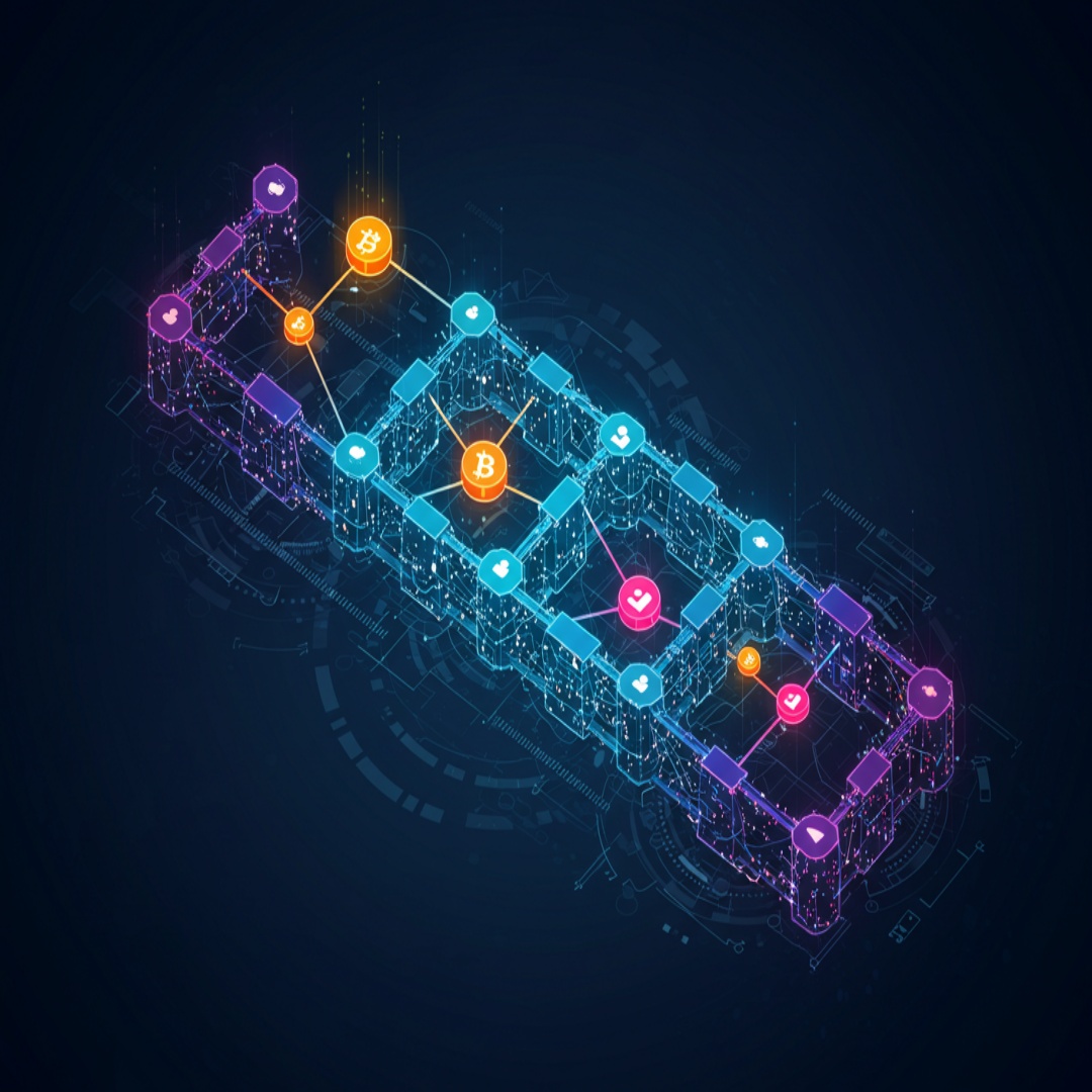 블록체인 관련 사진