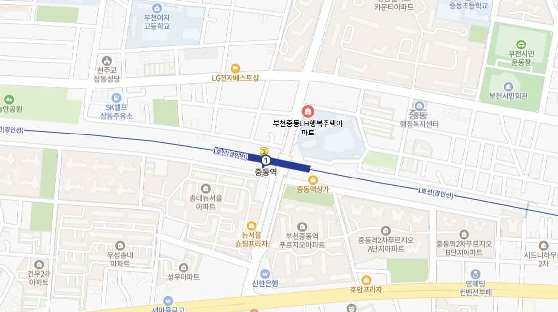 LH 부천중동행복주택 위치,지역조감도,교통망도,지구조감도 살펴보기