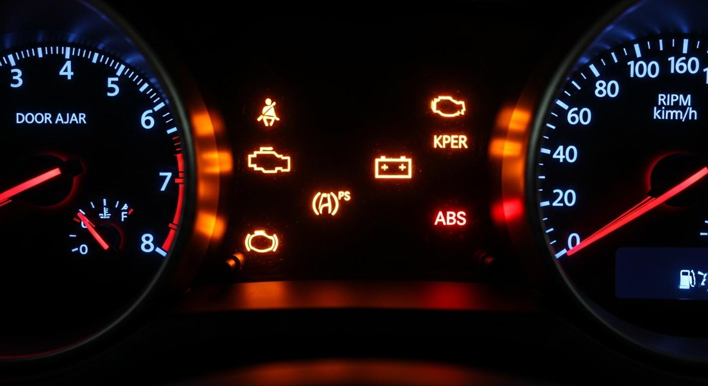 자동차 경고등 표시 종류