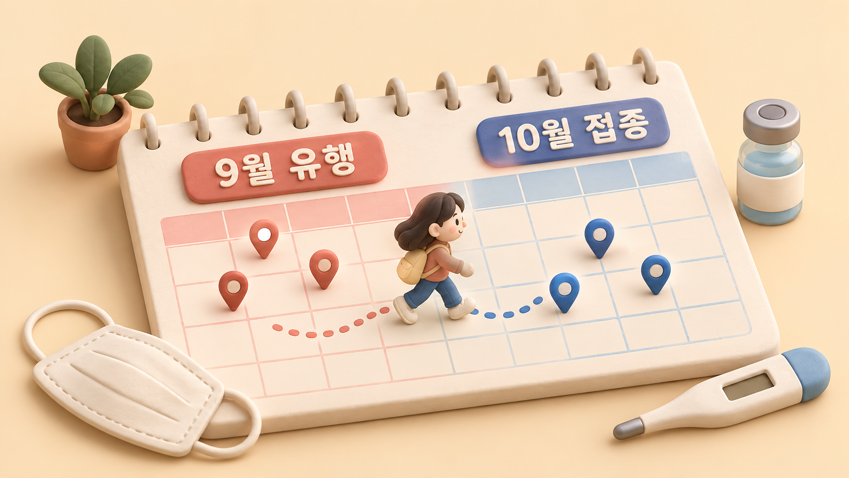 이른 유행 타임라인