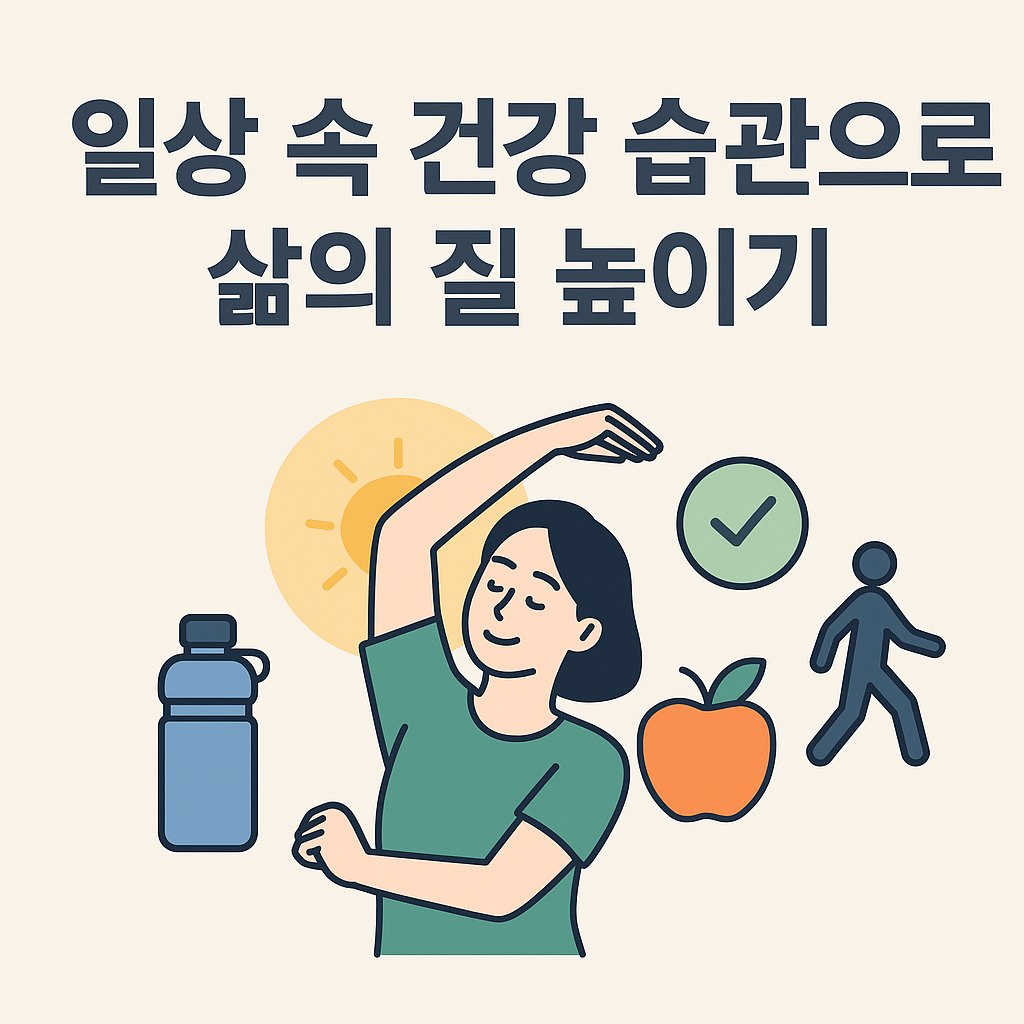 일상 속 건강 습관으로 삶의 질 높이기