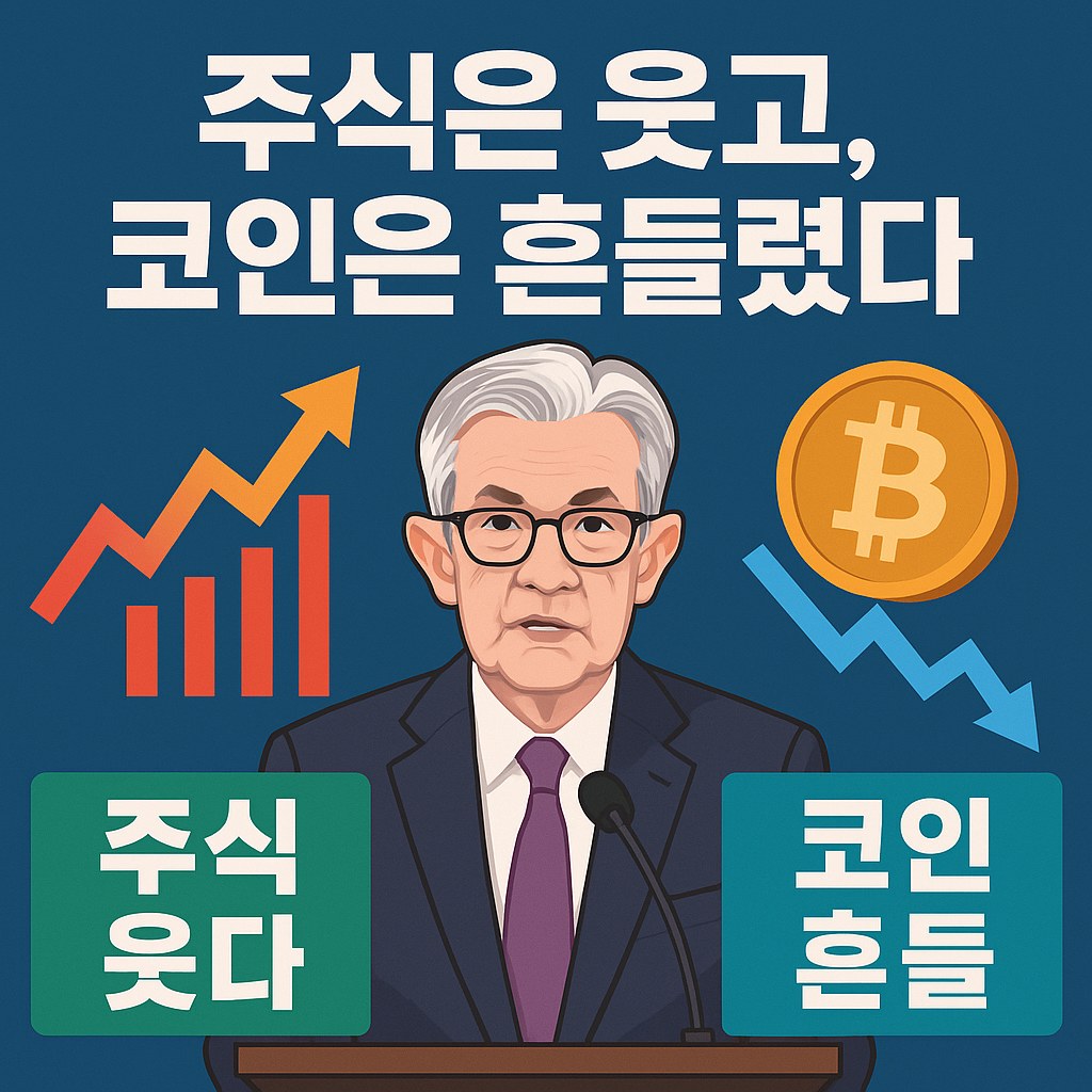 주식은 웃고, 코인은 흔들렸다 — 잭슨홀 이후 투자자 반응 분석