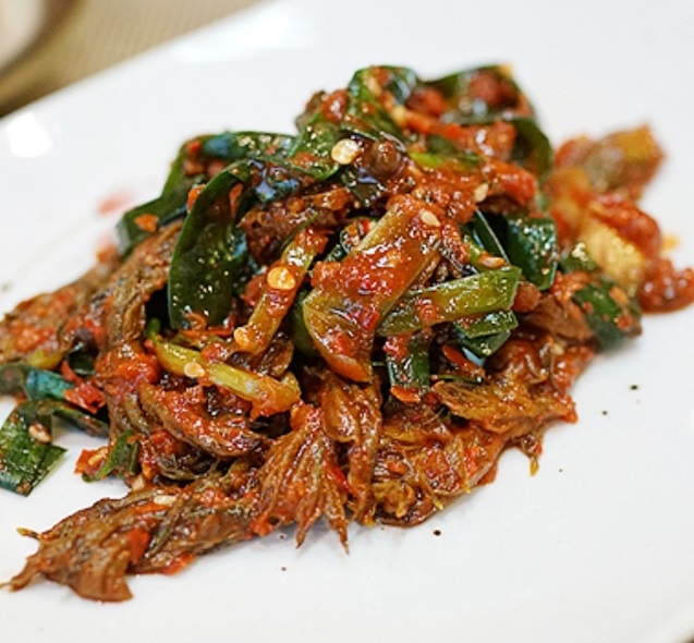 두릎김치