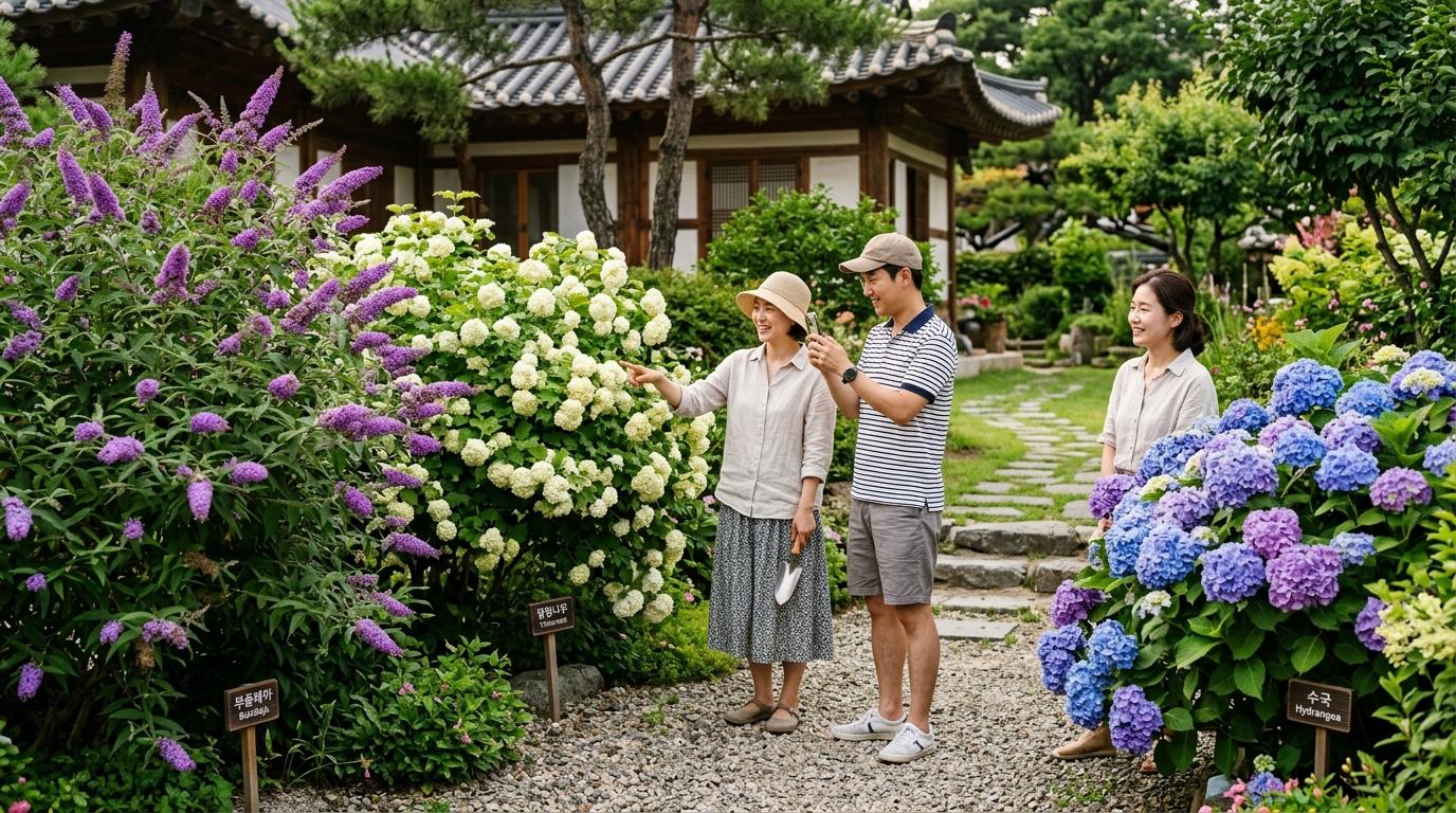 불두화, 백당나무, 수국 비교
